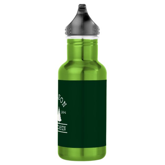 Cabine Familienaam Groen Waterfles (Rechts)