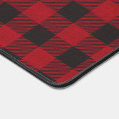 Cabine familienaam Red Buffalo Plaid Werk Mat (Hoek)