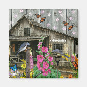 Cabine Flower Garden Magneet (Voorkant)