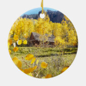 Cabine in Aspens Keramisch Ornament (Achterkant)