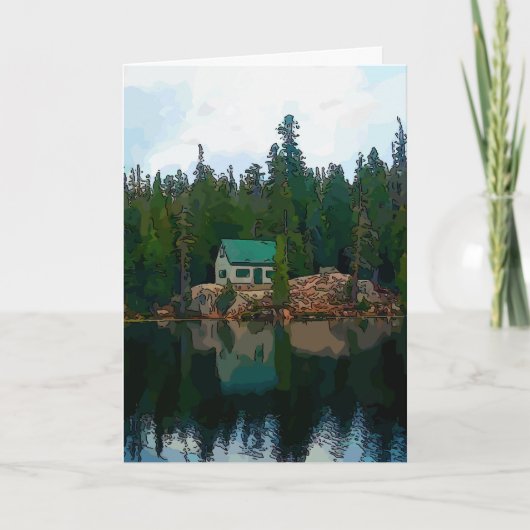 Cabine in bergen (Voorkant)