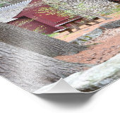 Cabine in Bossen Foto afdrukken (Hoek)