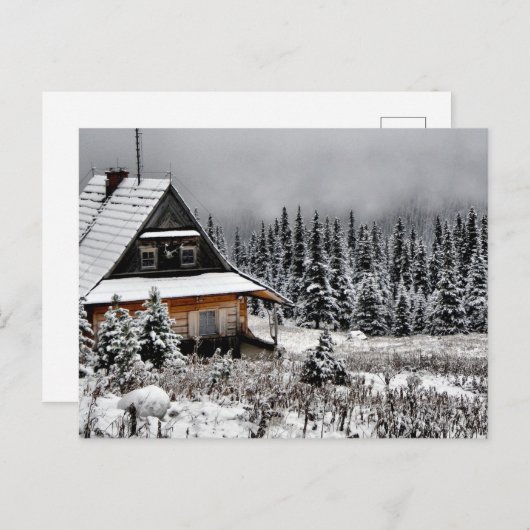Cabine in de Berg Briefkaart (Voorkant / Achterkant)