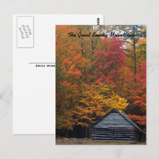 Cabine in de Bossen Briefkaart (Voorkant / Achterkant)