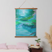 Cabine in de Bossen Hangend Wandkleed (Slaapkamer)