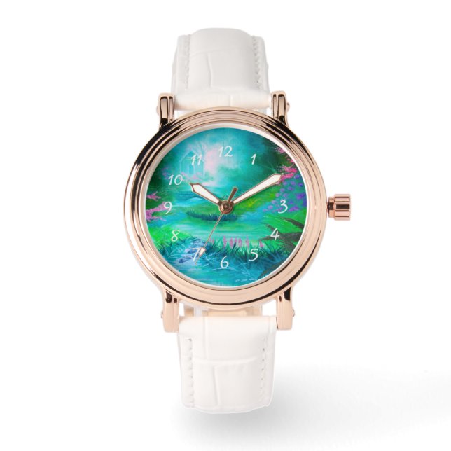 Cabine in de Bossen Horloge (Voorkant)