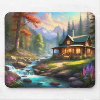 Cabine in de Bossen Mountain Stream Muismat
