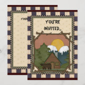 Cabine in de Bossen, ongeacht de bestemming Kaart (Voorkant / Achterkant)