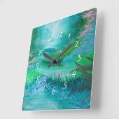 Cabine in de Bossen Vierkante Klok (Hoek)