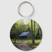 Cabine in de sleutelhanger bossen (Voorkant)