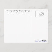 Cabine in de Smoky Mountains, Tennessee Briefkaart (Achterkant)