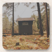 Cabine in de Zweedse archipel Bier Onderzetter (Voorkant)