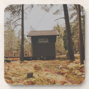 Cabine in de Zweedse archipel Bier Onderzetter