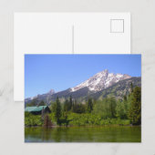 Cabine in het Briefkaart Tetons (Voorkant / Achterkant)