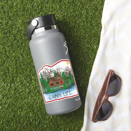 Cabine Life Leuk Leuk, Trendy, Inspirivity Sticker (HydroFlask Insitu)