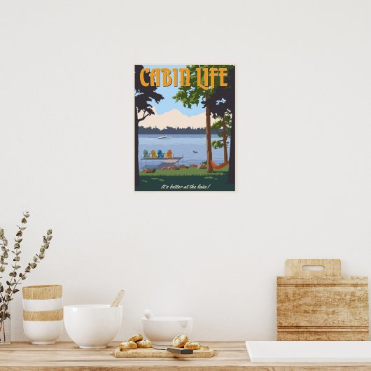 Cabine Life Poster (Keuken)