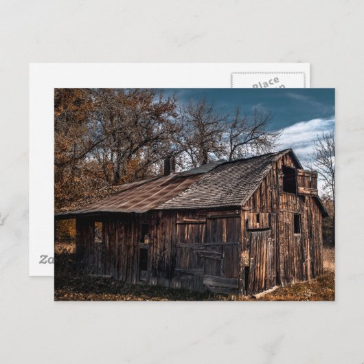 Cabine of oude Boerderij op het platteland Briefkaart (Voorkant / Achterkant)