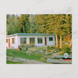 Cabine op het Bednesti-meer van 1961 Briefkaart