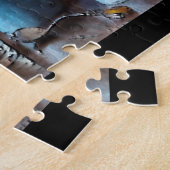 Cabine op plaats van lamplight legpuzzel (Zijkant)