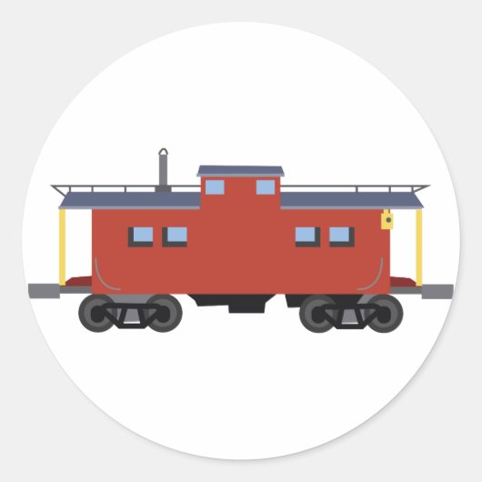 Cabine Ronde Sticker (Voorkant)