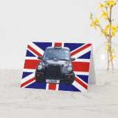 Cabine van de Taxi van Londen de Zwarte Kaart (Gele Bloem)