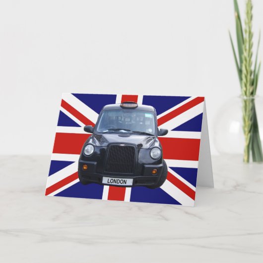 Cabine van de Taxi van Londen de Zwarte Kaart (Voorkant)