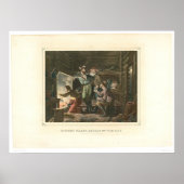 Cabine van Miner, resultaat van de dag (0155A) Poster (Voorkant)