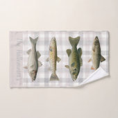 Cabine vis van vissers op schaal bad handdoek (Handdoek)