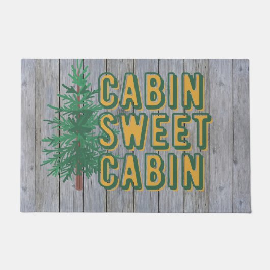 Cabine Zoete Cabine Rustiek Land Deurmat (Voorkant)