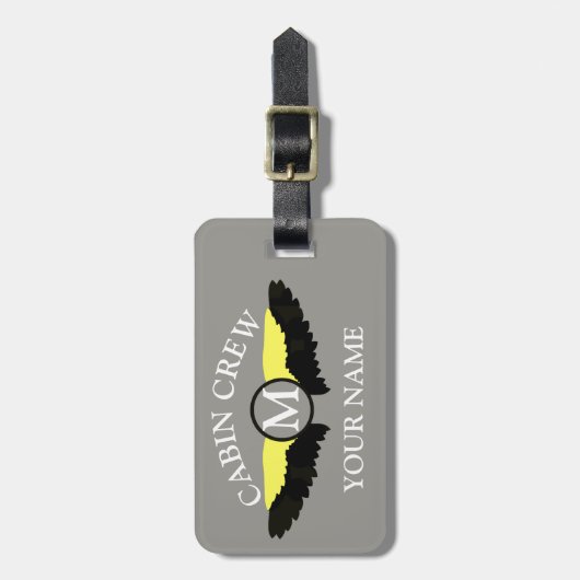 Cabinebemanning Bagagelabel (Voorkant verticaal)