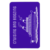Cabinedeur Cruise Ship Travel Crushen en Boozing Magneet (Verticaal)