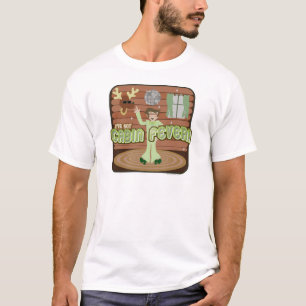 Cabinekoorts Grappige Disco Party Illustratie T-shirt