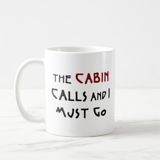 cabineoproepen koffiemok (Links)