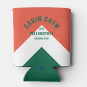 Cabinepersoneel Gepersonaliseerde bestemming Retro Blikjeskoeler (Achterkant)