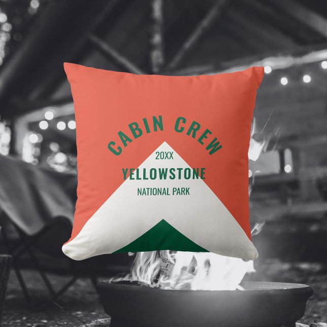 Cabinepersoneel Gepersonaliseerde bestemming Retro Kussen (Creator heeft geüpload)