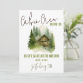 Cabinepersoneel voordat ik dat doe! Weekend vrijge Kaart (Staand voorkant)