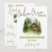 Cabinepersoneel voordat ik dat doe! Weekend vrijge Kaart (Voorkant / Achterkant)