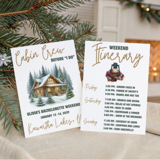 Cabinepersoneel voordat ik dat doe! Weekend vrijge Kaart