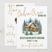 Cabinepersoneel voordat ik dat doe! Weekend vrijge Kaart (Voorkant / Achterkant)