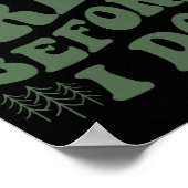 Cabinepersoneel voordat ik Mountain Bride en kampe Poster (Hoek)