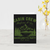 Cabinepersoneel voordat ik vrijgezellenfeest kamp  kaart (Gele Bloem)