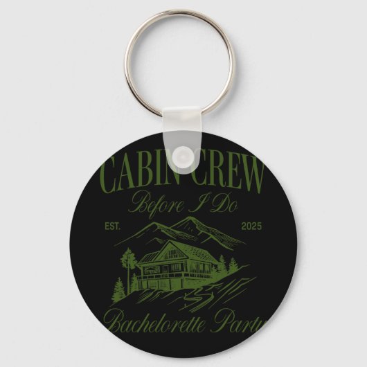 Cabinepersoneel voordat ik vrijgezellenfeest kamp  sleutelhanger (Voorkant)