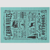 Cabineregels Tissuepapier (Voorkant)