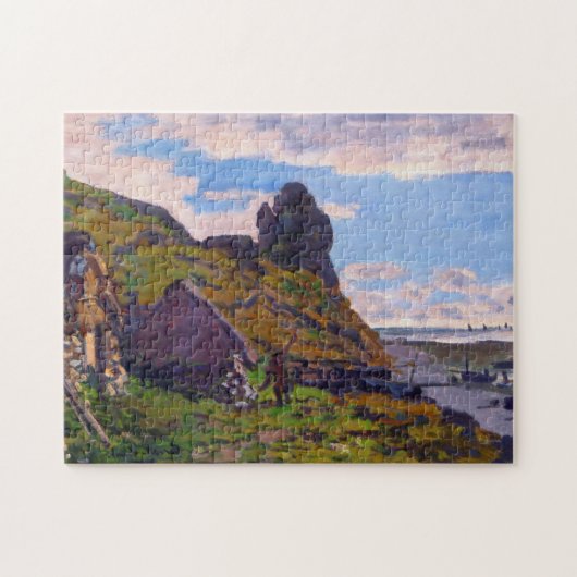 Cabines in Sainte-Adresse Monet Fine Art Legpuzzel (Horizontaal)