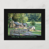 Cabines in Valley Forge Briefkaart (Voorkant)