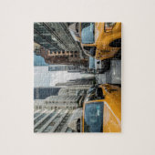 Cabines van de Taxi van New York de Gele Legpuzzel (Verticaal)