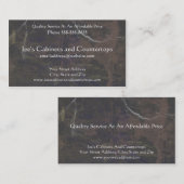 Cabinet Countertop Remodeling Visitekaartje (Voorkant / Achterkant)