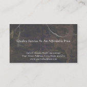 Cabinet Countertop Remodeling Visitekaartje (Achterkant)