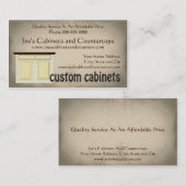 Cabinet Countertop Remodeling Visitekaartje (Voorkant / Achterkant)