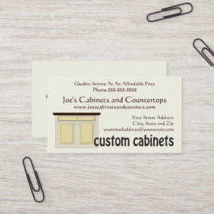 Cabinet Countertop Remodeling Visitekaartje